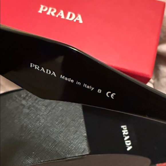 Prada Sleek Black Sunglasses - Picture 4 of 7